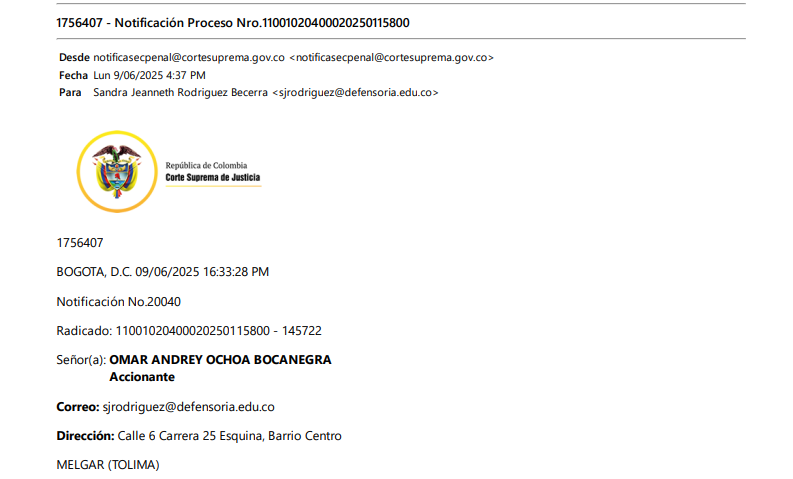 Corte Suprema protege debido proceso por error en análisis de impedimento judicial